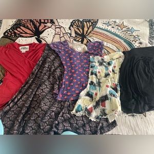 Effie’s Heart bundle, all size small! 3 skirts, 2 shirts